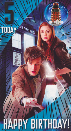 Doctor Who 5th Birthday Card