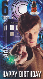 Doctor Who - 6th Birthday Card