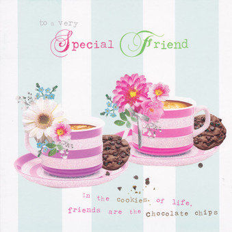 Special Friend Cookies Birthday Card