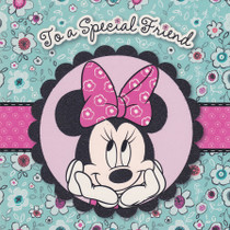 Disney Minnie Mouse - Friend Birthday Card