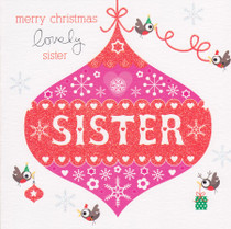 Cherry - Sister Christmas Card