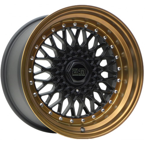 ESM 002R Wheel in Matte Black with Bronze Lip ESM 002R Wheel in Matte Black with Bronze Lip