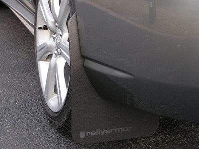 Rally Armor Black/Grey Classic  Mud Flaps - 2002-2007 Subaru Impreza WRX/STI