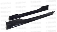 Seibon Carbon Fiber TT Side Skirts (Pair) - Nissan 350Z 2002-2008