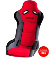 Buddy Club Racing Spec Bucket Seat (Wide) - Red