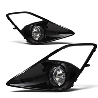 Winjet Fog Lights  (Glossy Black / Clear) - Scion FR-S / Subaru BRZ
