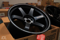 Volk Racing TE37ULTRA Wheel - 19X9.5 +22 5x114.3 FLAT BLACK