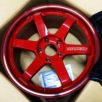 Volk Racing TE37RT Wheel - 18X9.5 +23 5x120 BURNING RED