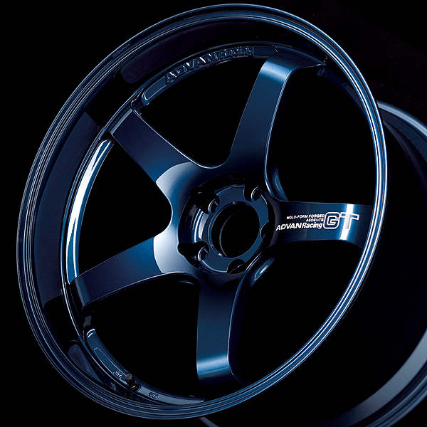 Advan GT PREMIUM VERSION Wheel - 20X9.0 +49 CENTERLOCK RACING TITANIUM BLUE & RING