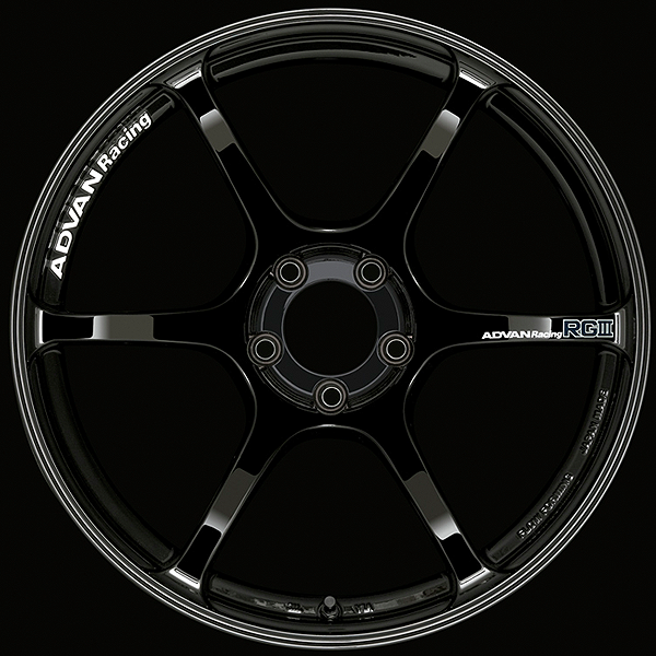 Advan RGIII Wheel - 17X9.0 +45 5x114.3 RACING GLOSS BLACK