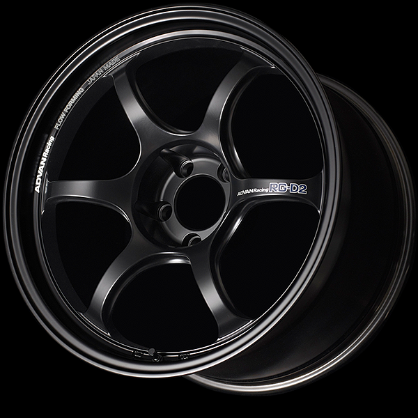 Advan RG-D2 Wheel - 18X9.5 +22 5x120 SEMI GLOSS BLACK