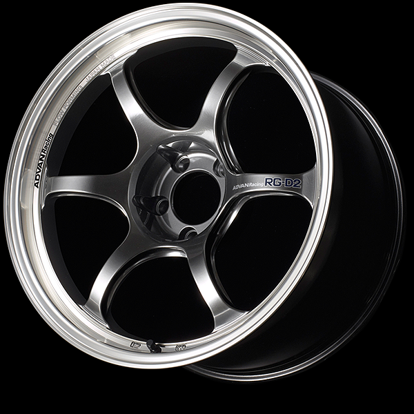 Advan RG-D2 Wheel - 18X9.5 +40 5x100 MACHINING & RACING HYPER BLACK