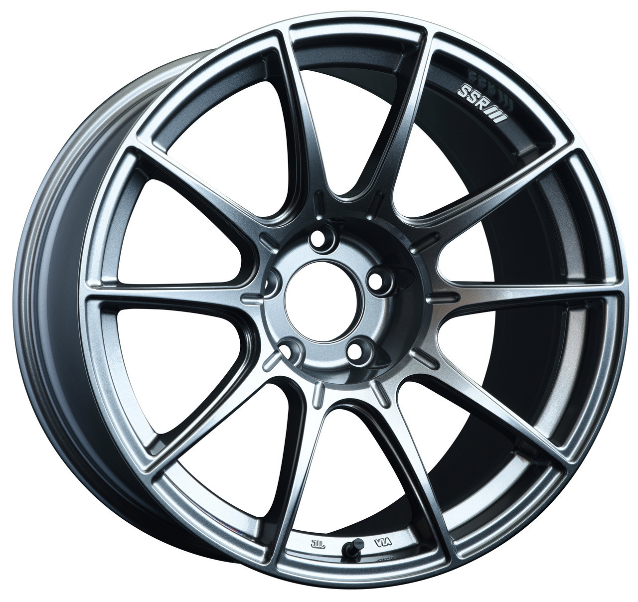 SSR GTX01 Wheel - 17x9 +38 5x100 Dark Silver - Furious Customs
