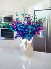 An example arrangement of our Blue Orchid range