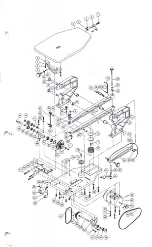 ALL 21" SCROLL SAW PARTS - PS Wood Machines