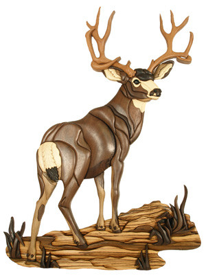 MULE DEER Intarsia Pattern PS Wood Machines Delectable Intarsia Patterns MULE DEER Intarsia Pattern PS Wood Machines Delectable Intarsia Patterns