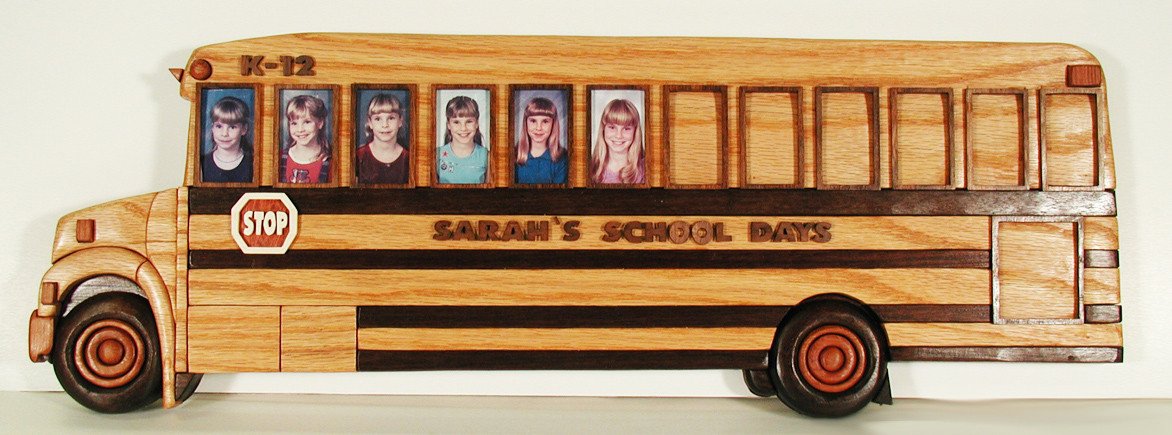 wooden school bus