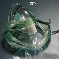 GaleMed Mask High Oxygen (Adult) with 2m Tubing (pack of ten)