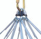 Dyneema Rigging Detail
Dyneema cord suspension to resist rotor wash and vibration 