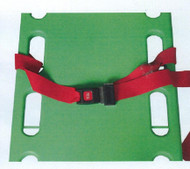 Restraint Strap with metal buckle and loop ends , colour Red in Photo