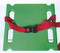 Restraint Strap with metal buckle and loop ends , colour Red in Photo