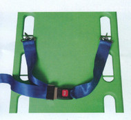 Restraint strap with metal buckle and metal clips, Purple colour in  Photo