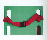 RESTRAINT STRAP TWO PIECE 155cm long with plastic buckle and Loop Ends
Colour Red in Photo