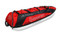 20100  Packpulk Xcountry 118 Red/Black Rear angle view