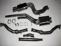 AUDI S4 2.7L TWIN Muffler Turbo-back + TIPTRONIC AUTO Downpipes and Exhaust Catback 