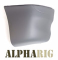FREIGHTLINER COLUMBIA 2002-2011 BUMPER END CAP (FRONT), (RIGHT HAND SIDE), GRAY