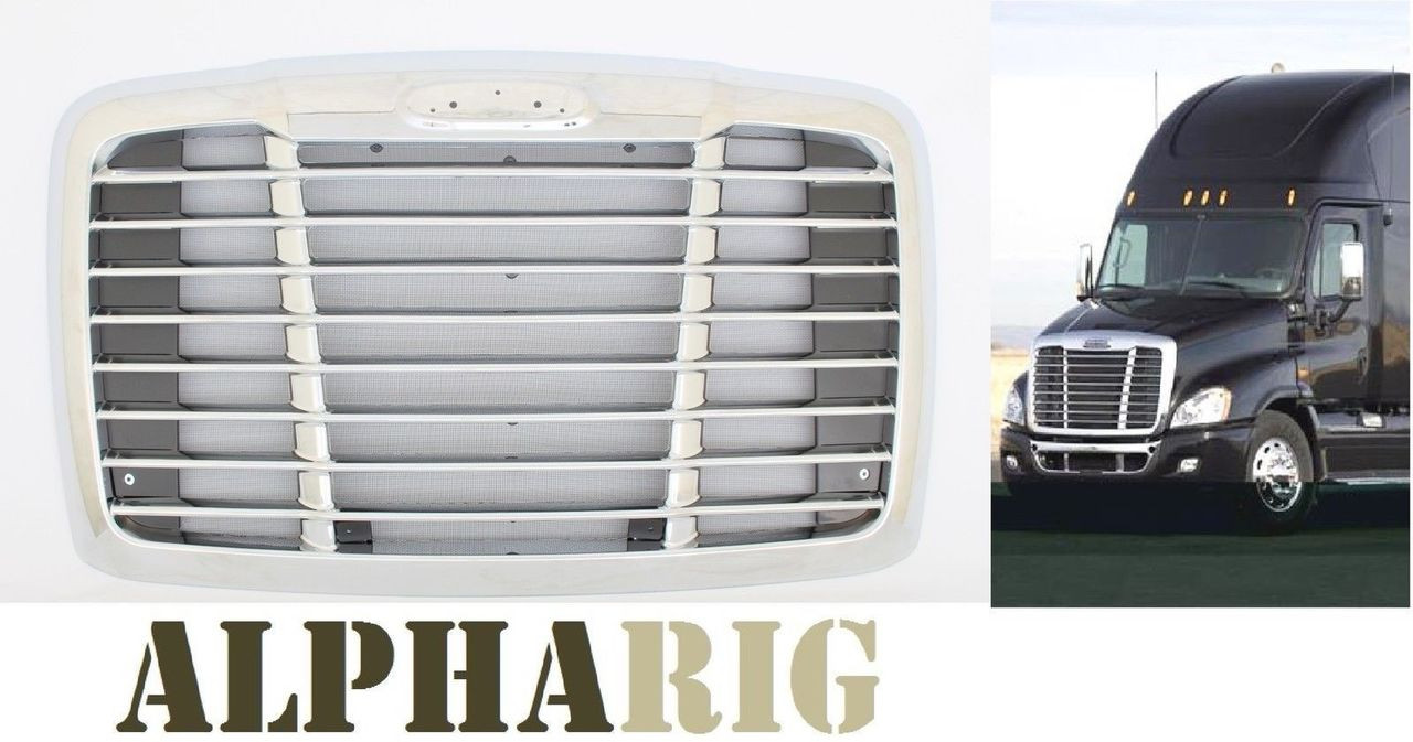 Black Grille For 2008-2017 Freightliner Cascadia – With Bug Screen