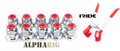 40 Lug Nut Covers Set with RED top Reflector Steel 33mmX2 with lug puller tool