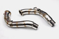 3.15" Stainless Steel Catless Downpipes Decat - BMW M5 & M6 F10 F12 F13