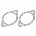 2-Bolt 2.5'' High Temperature Exhaust Gasket Turbo Downpipe-2 Pack 2 1/2 GASKET