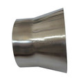 4" to 3'' OD 2mm Thick 3" Long Weld On Aluminum Reducer Pipe