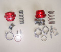 50mm BOV AND 44mm Wastegate Combo Turbo blow off valve and Waste Gate RED