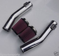 FITS NISSAN GTR R35 TURBO 2009-2012 UPPER AIR INTAKE PIPES AND K&N FILTERS