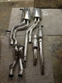 AUDI S4 2.7L TWIN Muffler Turbo-back CATTED Downpipes and Exhaust Catback