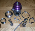 60MM V BAND TURBO WASTEGATE with 8.9 PSI SPRING INSTALLED Purple