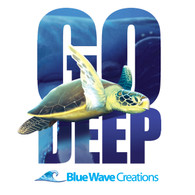 Go Deep, Sea Turtle Tank Top