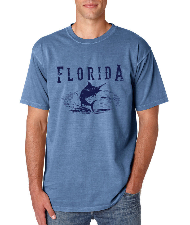 Florida Marlin Men's/Adult Pigment Dyed T-shirt