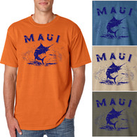 Maui Marlin Men's/Adult Pigment Dyed T-shirt