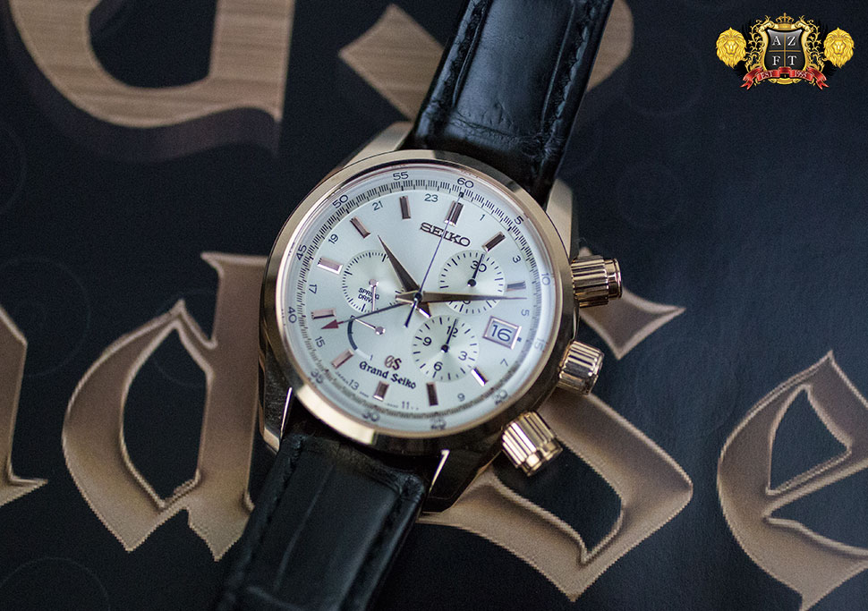 Grand Seiko Spring Drive Chronograph GMT 18k Pink Gold SBGC004