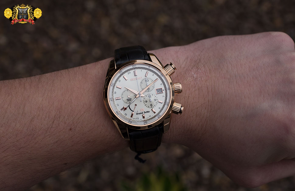 Grand Seiko Spring Drive Chronograph GMT 18k Pink Gold SBGC004