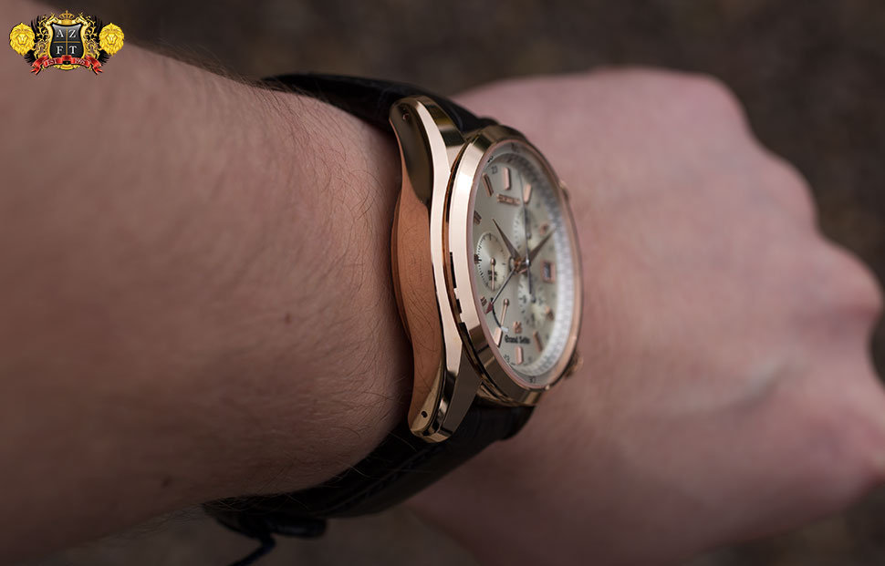 Grand Seiko Spring Drive Chronograph GMT 18k Pink Gold SBGC004