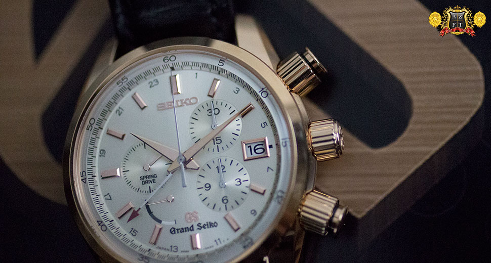 Grand Seiko Spring Drive Chronograph GMT 18k Pink Gold SBGC004