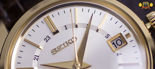 Grand Seiko Salut-Beat spécial GMT or jaune 18 carats SBGJ008