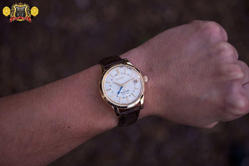 Grand Seiko Hi-Beat Special GMT 18k Yellow Gold SBGJ008