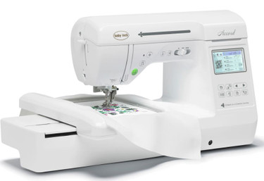 Description
If you want to step up your creativity to include embroidery,the new Baby Lock Accord fits the bill. This machine will suit your sensibility for creating even more elegant projects with embroidery. It delivers all the features you need: 141 built-in designs, 250 built-in stitches, advanced thread cutter, Quick-set bobbin and more. Move your sewing projects to the next level with Accord!