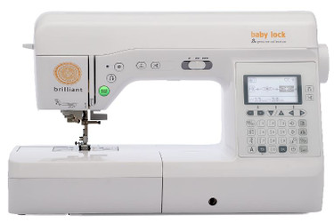 A sewing machine that’s suited for any type of project? That’s genuinely BRILLIANT! Part of the Baby Lock Genuine Collection, the Brilliant sewing machine is ready to handle anything from garments to home décor to quilts with ease. Plus, it’s packed with plenty of stitches and helpful, easy-to-use features, making your next creation absolutely brilliant!

The Baby Lock Brilliant sewing machine's top features include:

190 built-in stitches including 10 one-step buttonholes
Advanced needle threader
LCD screen
Push button features
Knee lift
Quick-set, drop-in bobbin
Programmable stitch functions